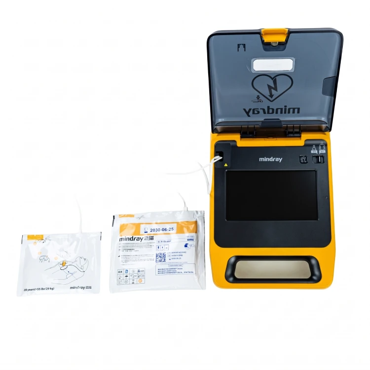 BH43 - Defibrylator AED automatyczny Mindray BeneHeart C2 z wyświetlaczem LCD 7 czujnikiem uciśnięć CPR Navi, wersja 4G (8 lat) [TCN24-KB06-AED].jpg