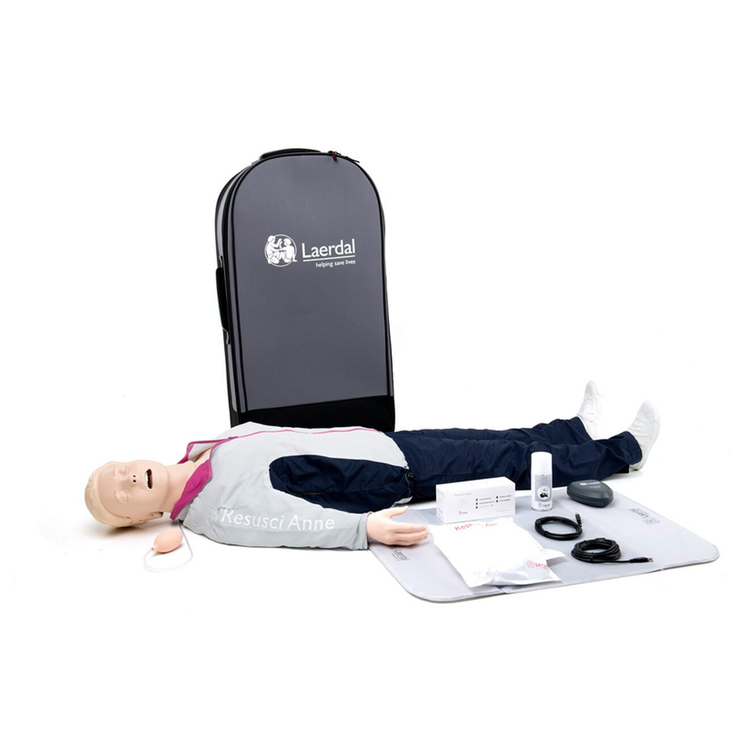 Fantom Laerdal Resusci Anne QCPR AW Head Full Body Rechargeable [172-01260]