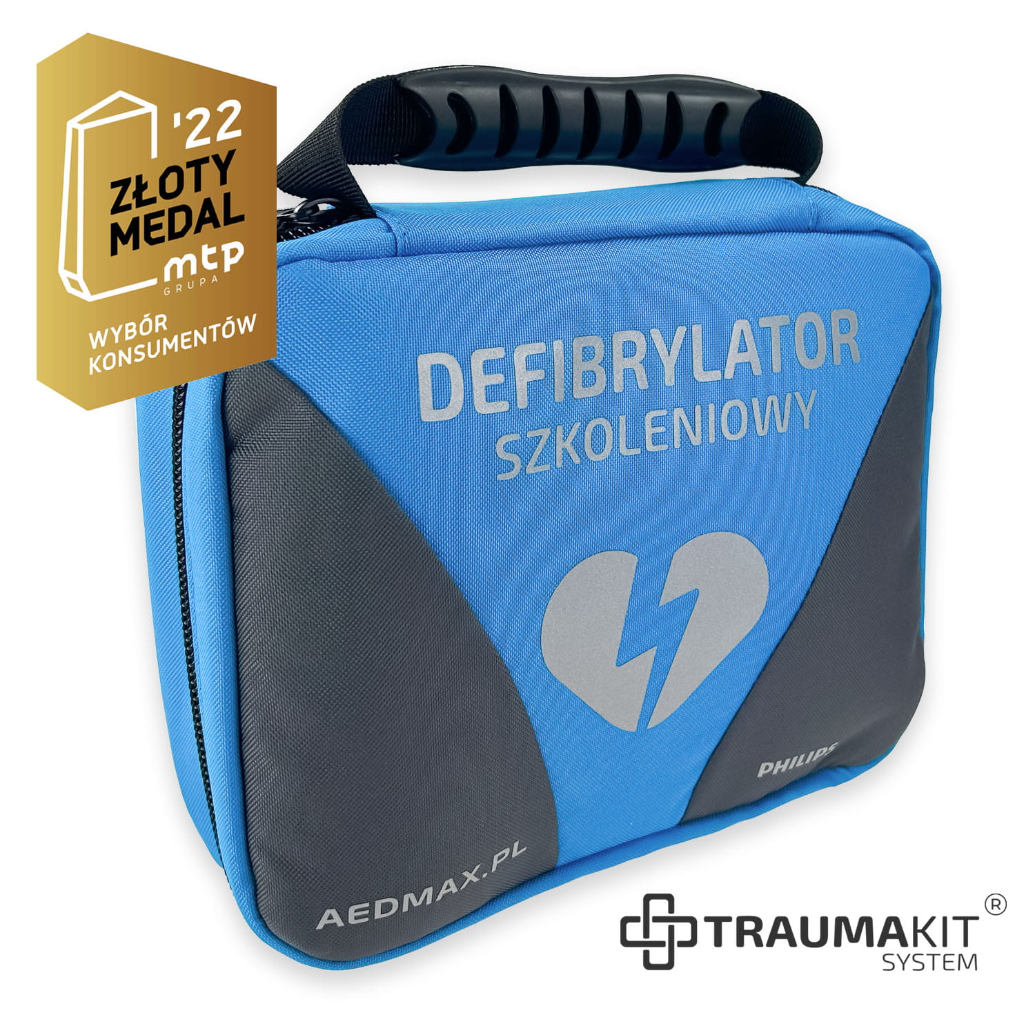 TRAUMA KIT - Torba na defibrylator szkoleniowy Philips FRx/HS1 (niebieski)