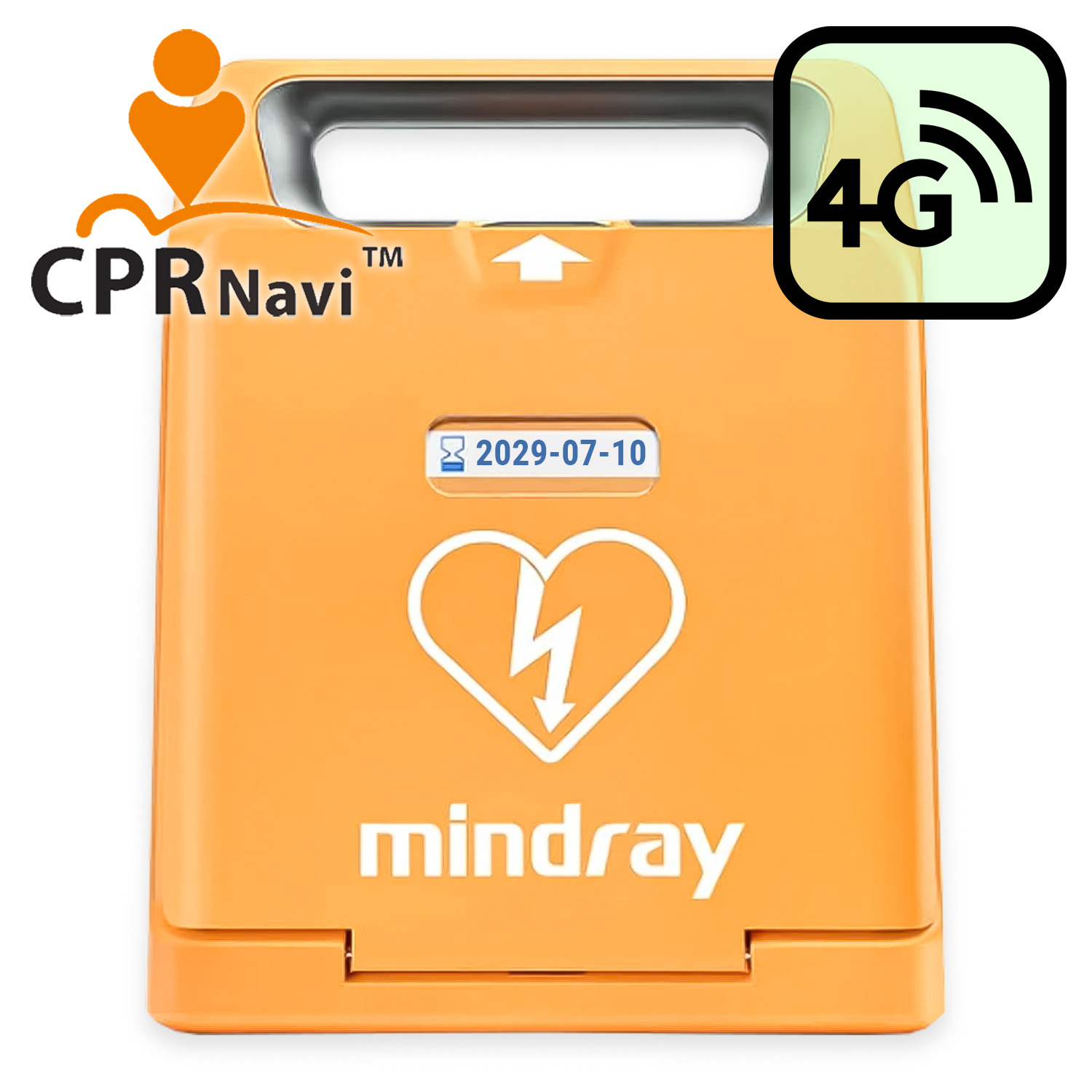 Defibrylator AED Mindray BeneHeart C1A z czujnikiem uciśnięć CPR Navi, wersja 4G (8 lat) [TCN24-KB06-AA]