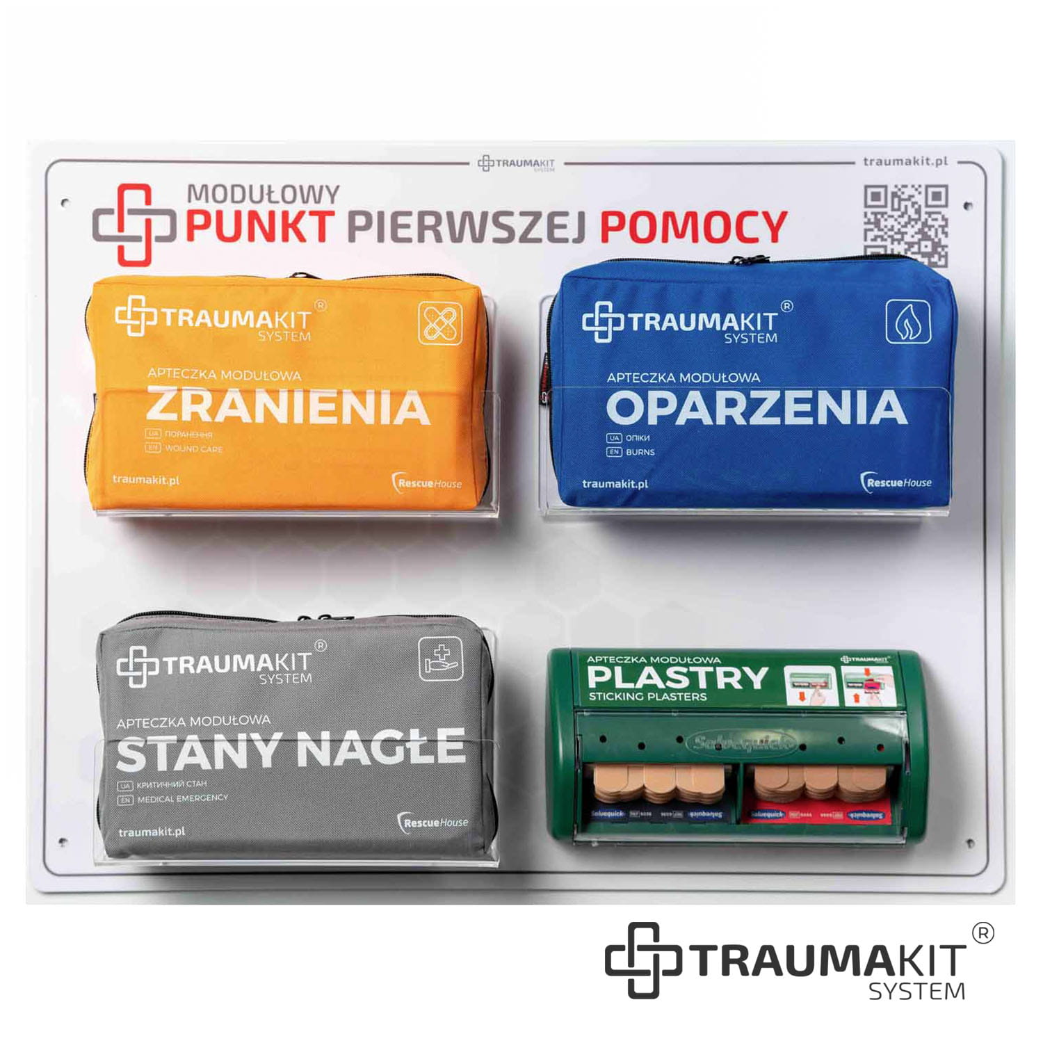 Modułowy Punkt Pierwszej Pomocy TRAUMAKIT – ROSP