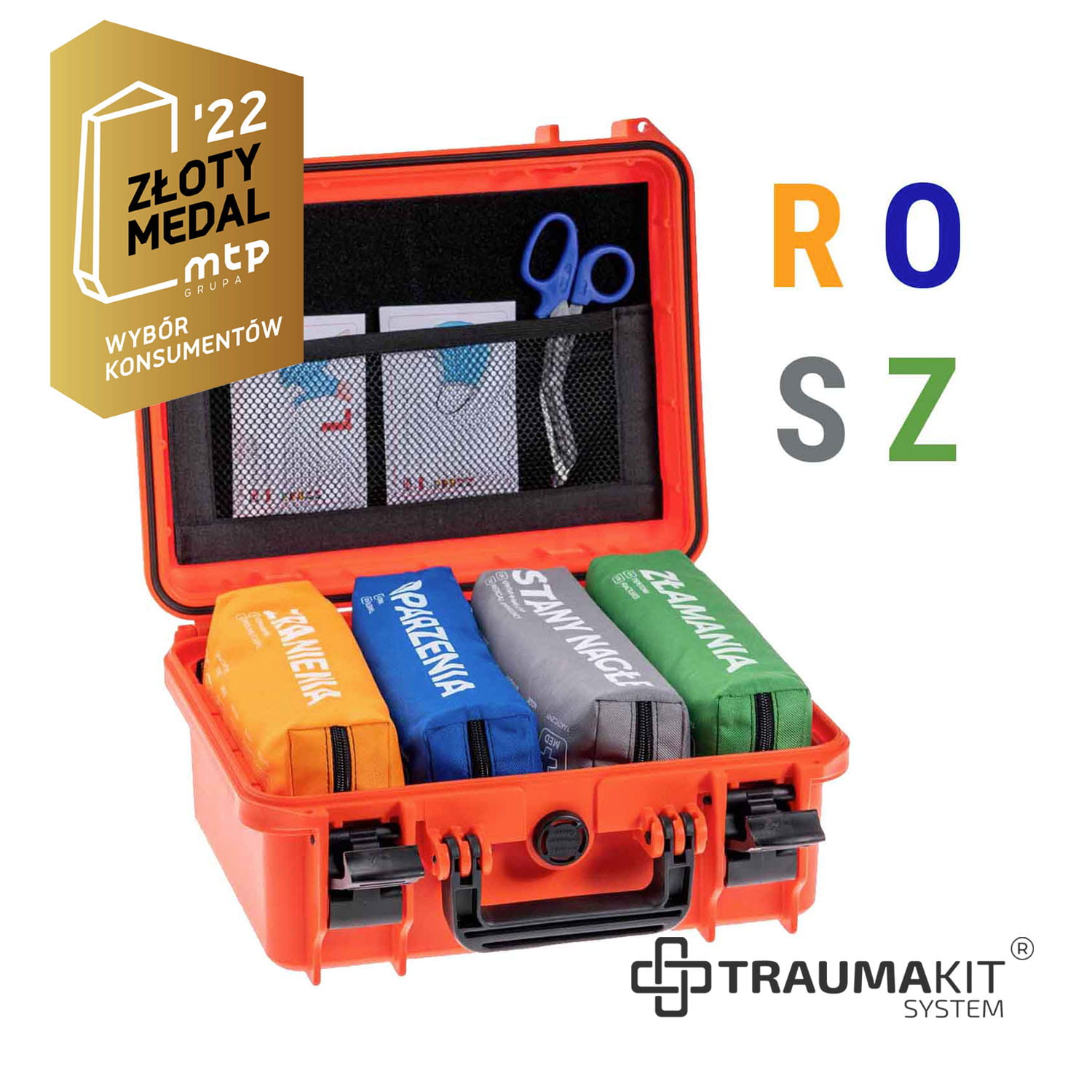 Apteczka modułowa TRAUMAKIT - ROSZ – walizka