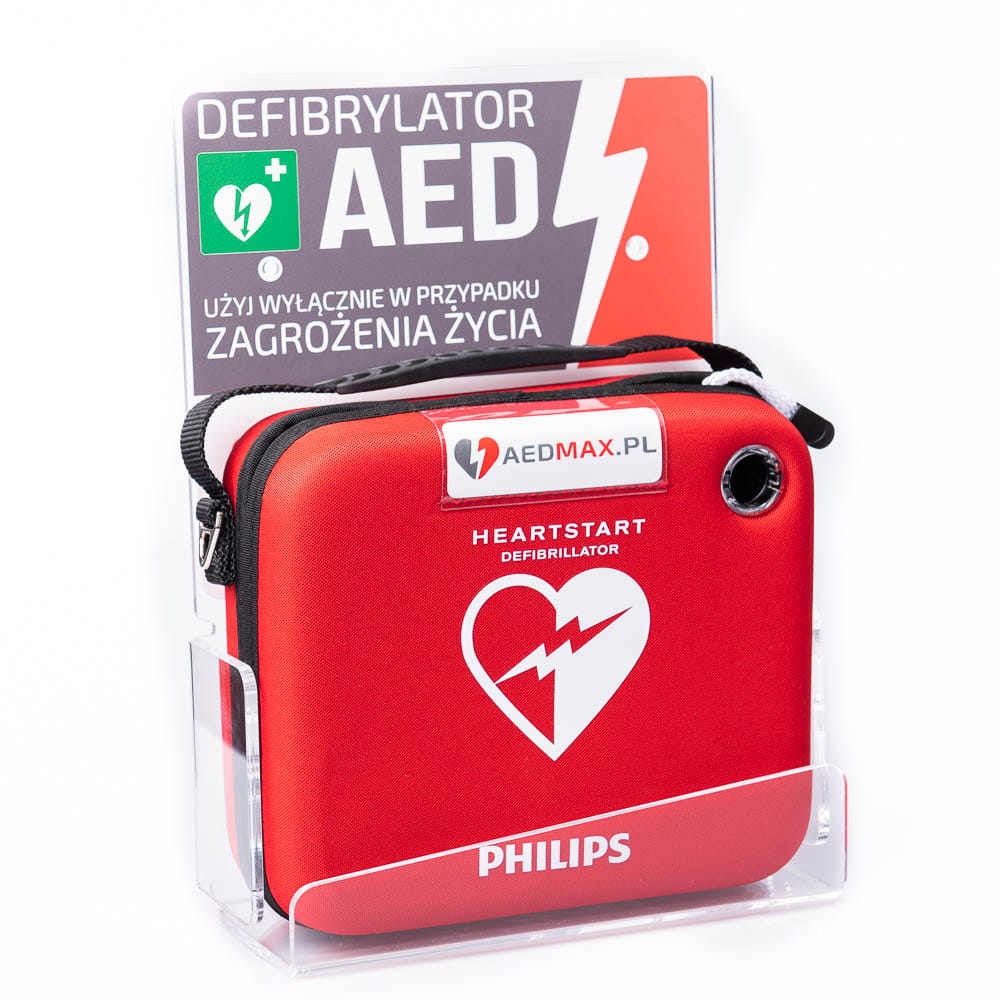 TRAUMA KIT - Uchwyt ścienny U1 do Defibrylatora AED Philips HS1 Slim i Lifepak CR2