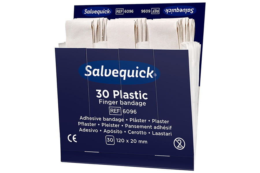Plaster plastikowy długi Salvequick Cederroth 30 sztuk [REF: 6096]