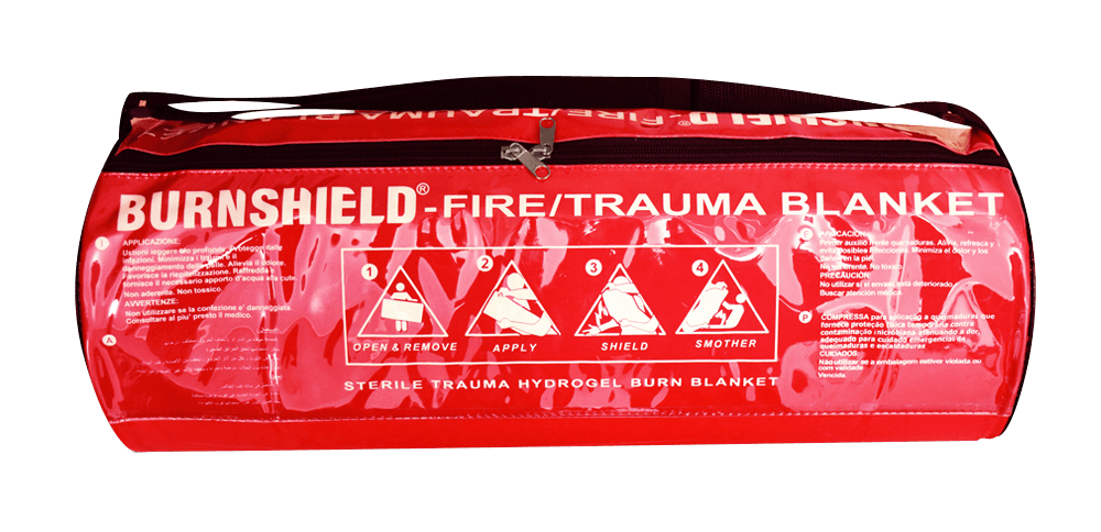 Opatrunek hydrożelowy Burnshield 120x160cm - koc w torbie