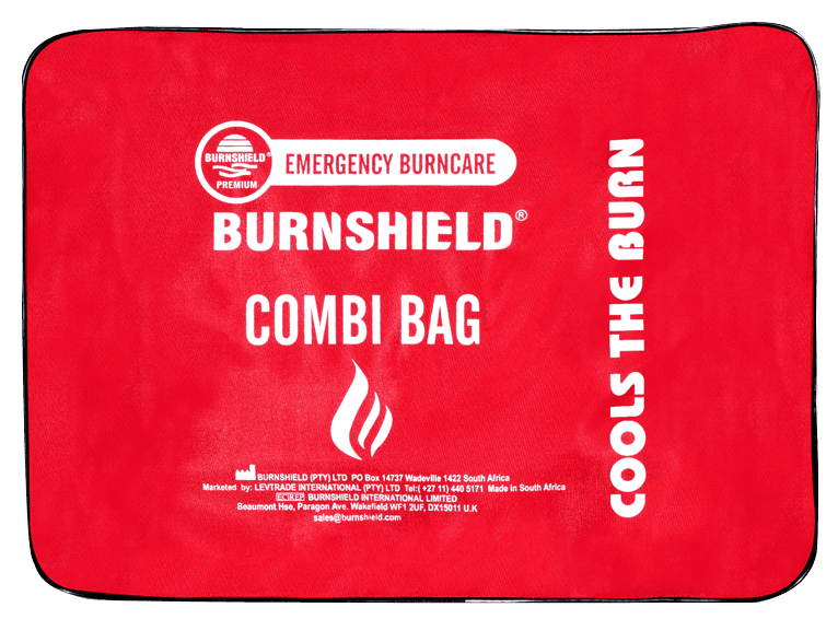 Opatrunki hydrożelowe Burnshield w torbie - zestaw duży