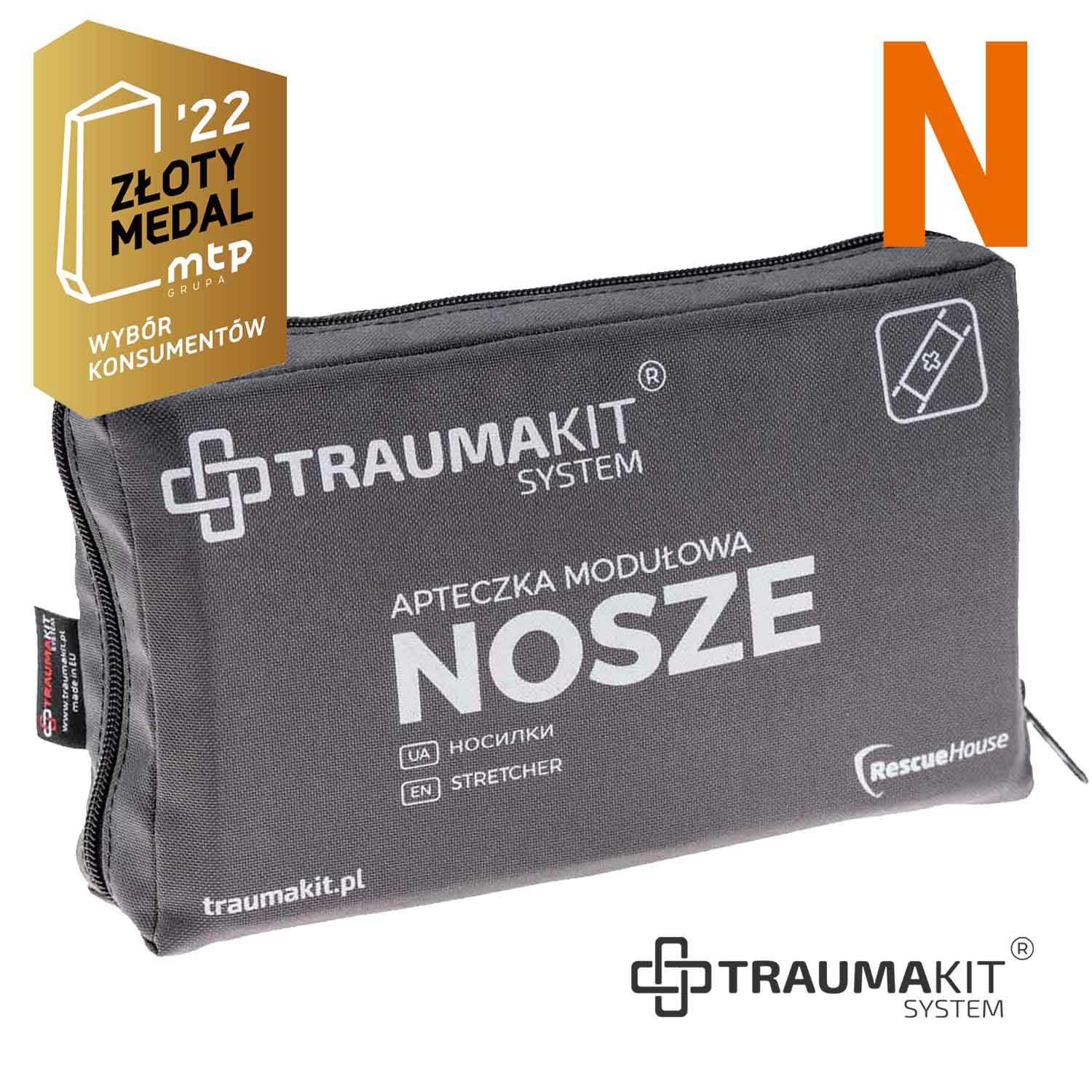 TRAUMA KIT Apteczka Modułowa (N) - Nosze (pomarańczowy)