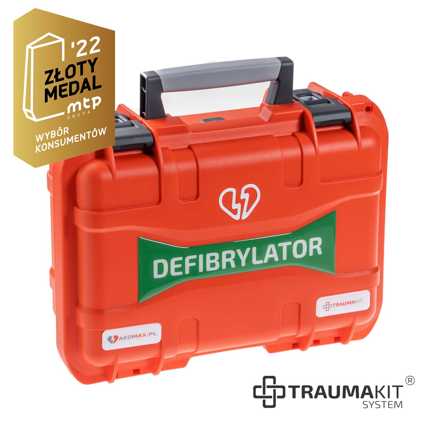 TRAUMA KIT - Walizka Auer Samaritan PAD (bez wyposażenia - pomarańczowy)