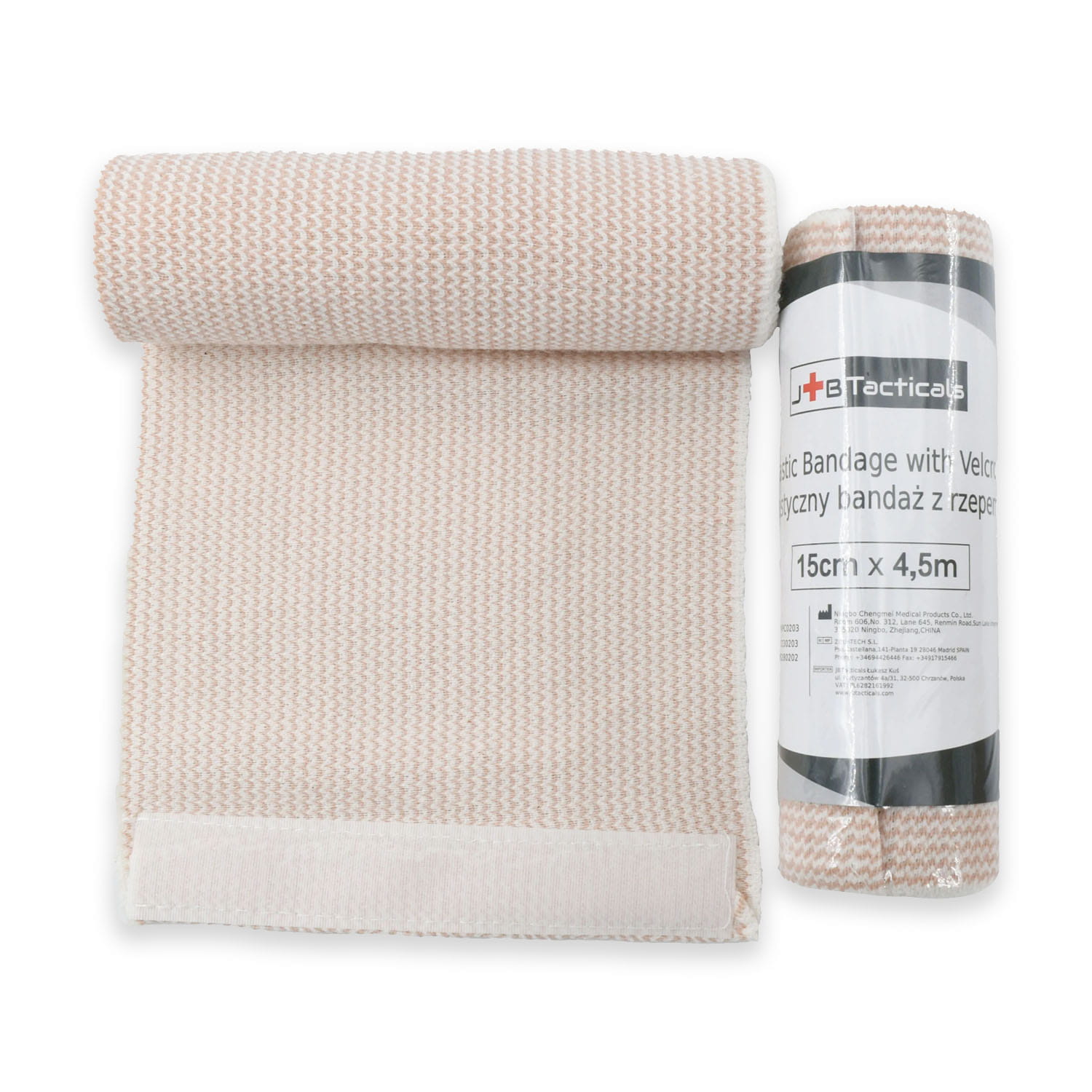 Elastyczny bandaż z rzepem JB r. 15cm x 4,5m